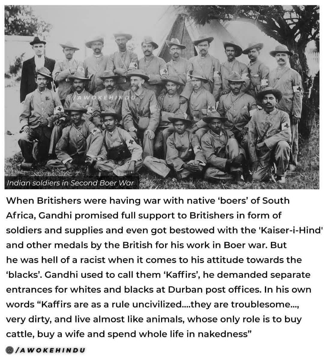 • GANDHI WAS A RACIST