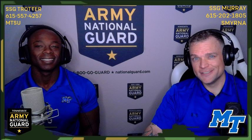 Join me with SSG Trotter from the Army National Guard Recruiting at MTSU ROTC for a live Q&amp;A to talk to you about the opportunities to serve &amp; attend MTSU with 100% Tuition and Fees PAID!  Live at Noon today! Facebook.com/iGuardMTSU  <a href="/rucoschools/">Rutherford County Schools</a> <a href="/stewartscreekhs/">Stewarts Creek High School</a> <a href="/SmyrnaBulldog/">Smyrna Bulldog</a>