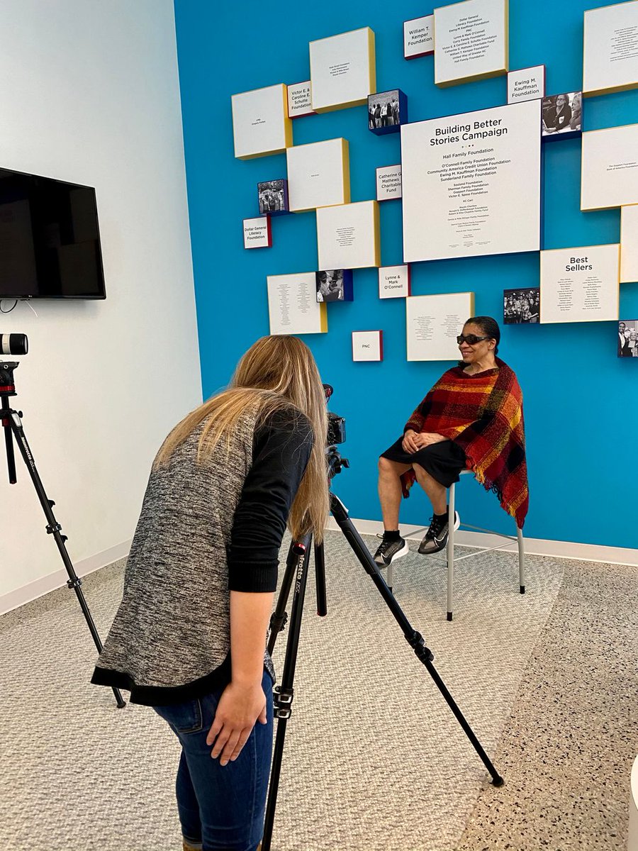 LiteracyKC's tweet photo. Behind the scenes with Cub Bear Creative! We are shooting a special video for the Spelling Bee Triathlon featuring our inspiring Literacy KC students and their journeys to a better life through education. Make sure to check Cub Bear out at https://t.co/0REo0sX7Rx! https://t.co/ehkF8ykCHw