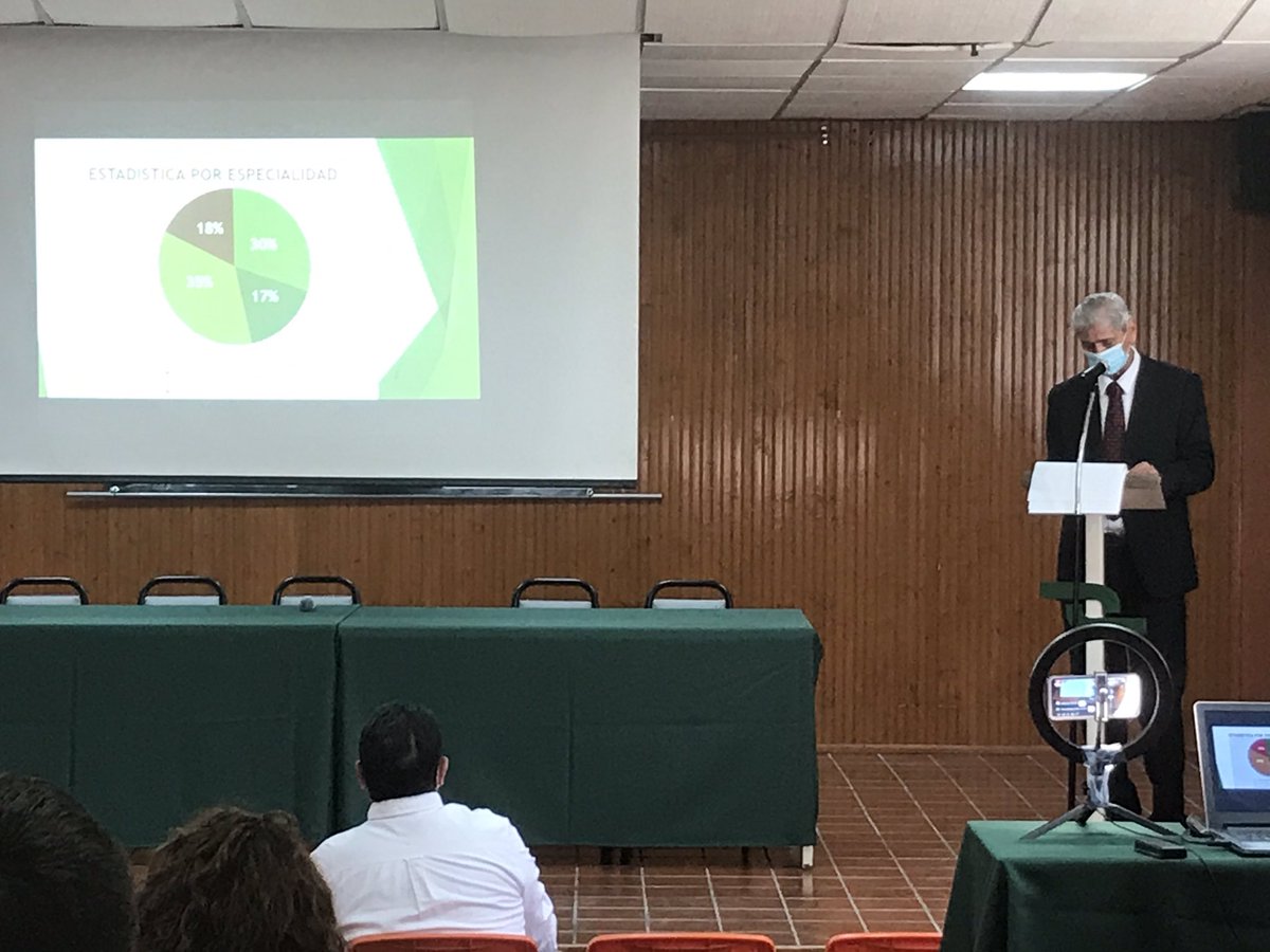 Rendición de cuentas por parte de nuestro Director Ing Armando Elizondo Cardenas ,nos acompaña nuestro Director Estatal Ing Alfio Vega de la peña