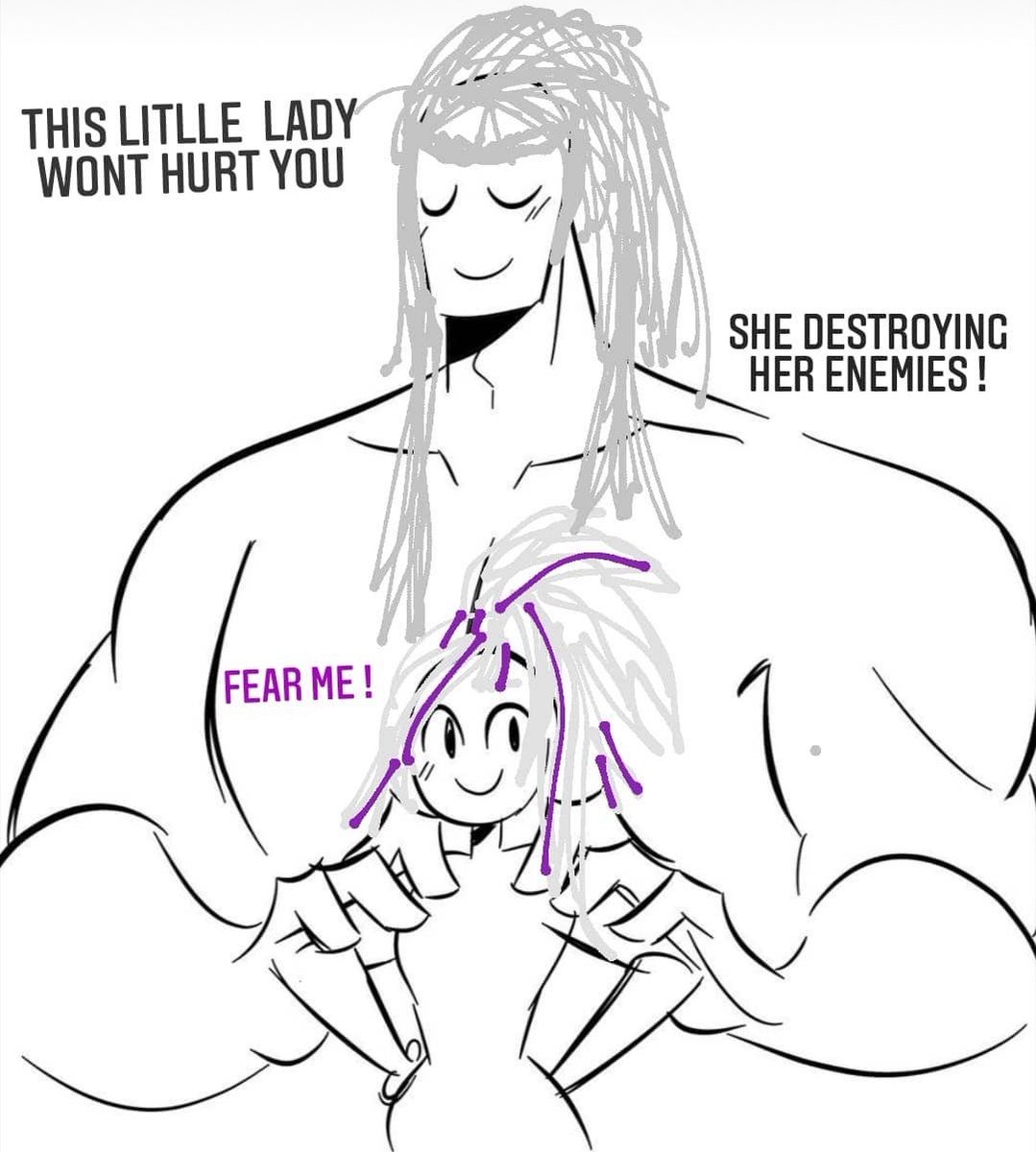 VioletDracholli's tweet photo. Big Taurus โwho never would hurt a fly And small piscesโ who would rip every limb of yoursโบ๏ธ
#SaintSeiya #SaintSeiyaTheLostCanvas #myoc #piscesViolet #taurusHasgard https://t.co/jnWTrTYO3f
