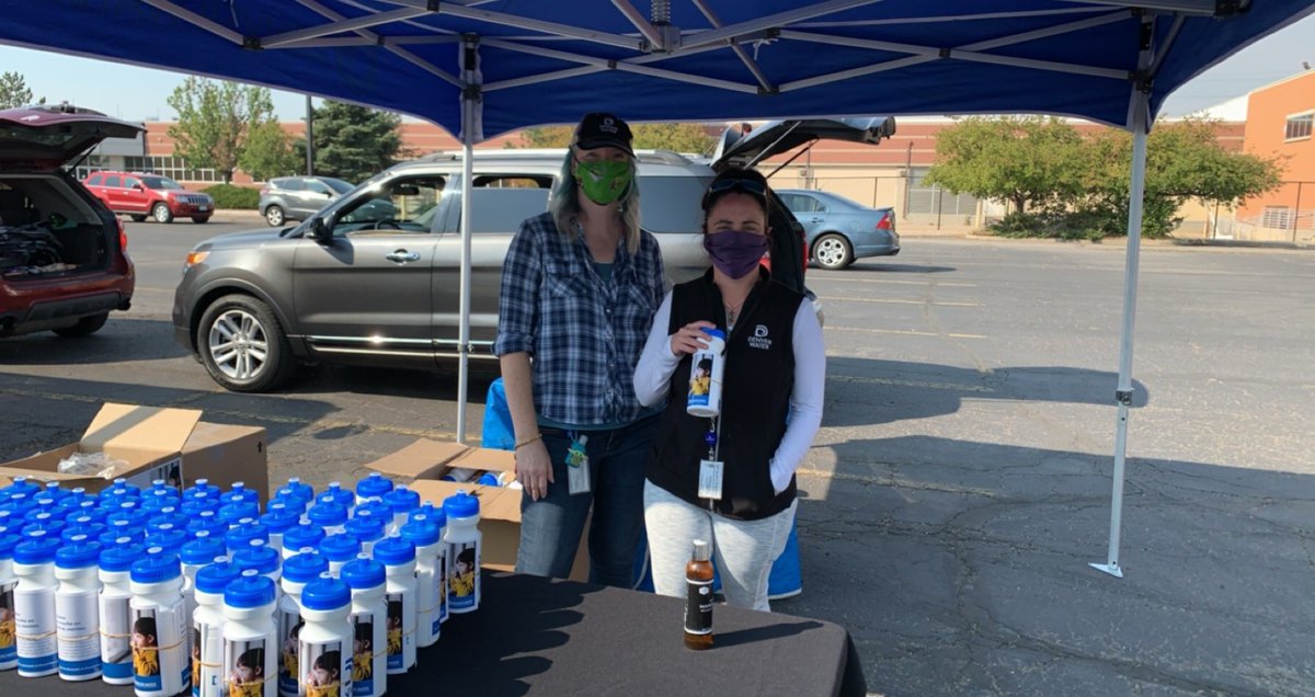 KS1075's tweet photo. Huge shout out to our friends from @DenverWater they are here passing out goodies just for you at wonder about on campus 2535 E. 40th St. in Denver till 2 o’clock!
#KS1075
#DenverWater https://t.co/Cyvo2jn0L3