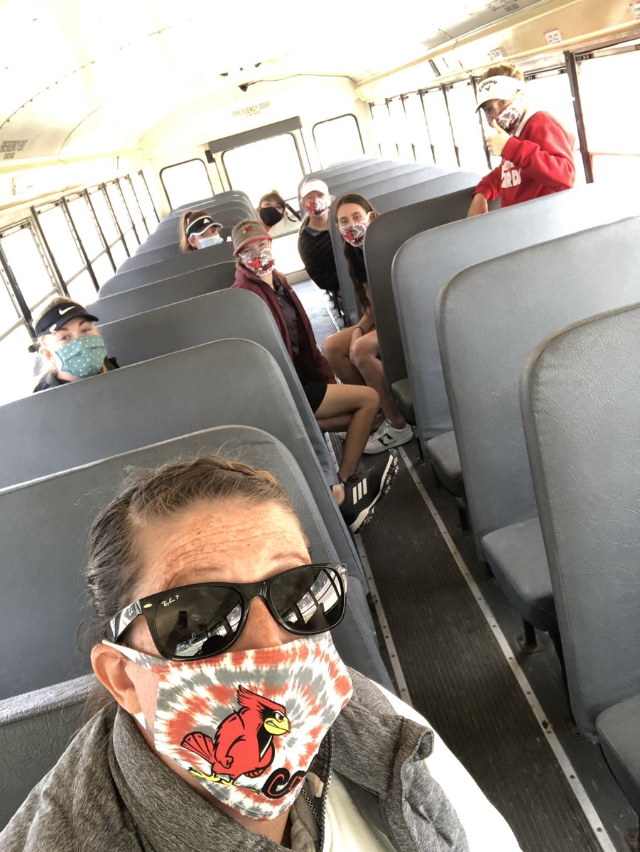 On our way to a practice round for #regionals or on the side of the road with a broken bus? I’m not telling.