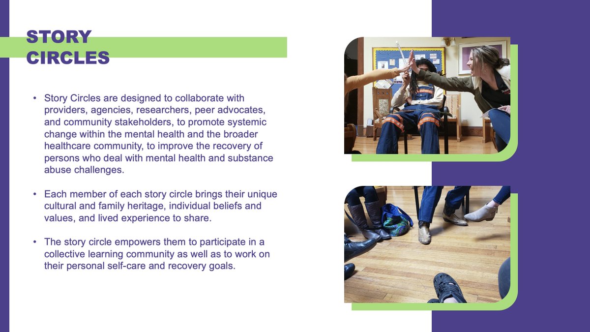 Community is where it's at - whether it's face to face or Zoom Story Circles. This helps us work on our self-care and recovery goals, says <a href="/drwilcox_wilcox/">Deborah A. Wilcox</a> #Together4Action2020