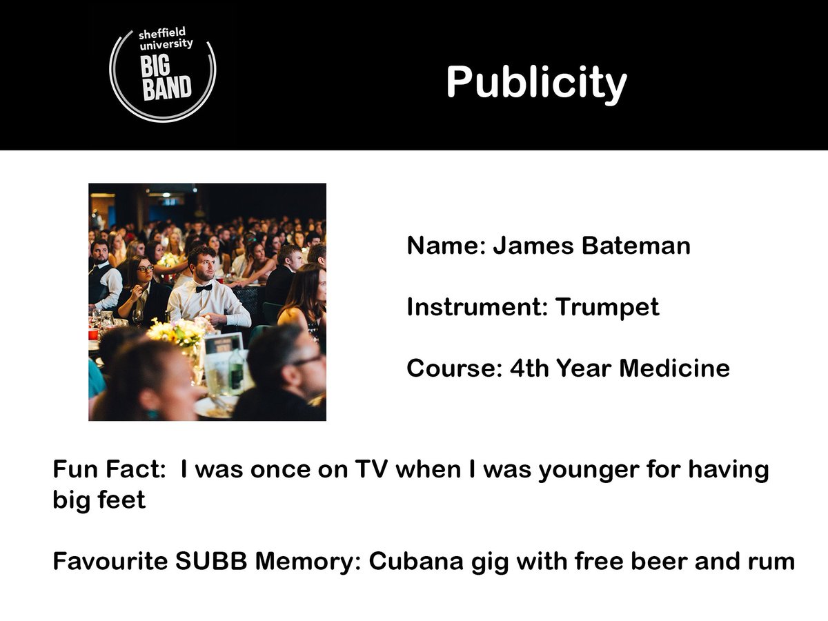 SUBB_Sheffield's tweet photo. Continuing our meet the committee for 2020/2021
James Bateman
He is our Publicity Rep 🖤 https://t.co/xatxqAYoJu