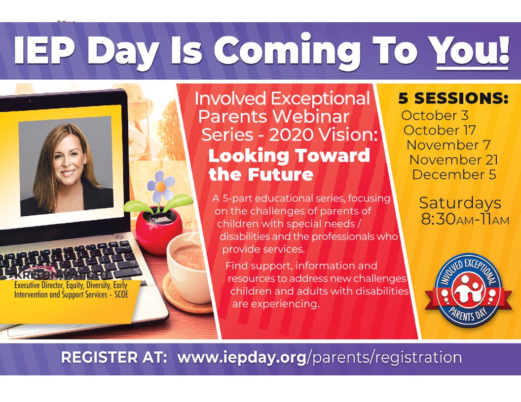 UCPsacramento's tweet image. Involved Exceptional Parents Day is a conference and resource fair for parents and caregivers of children with #specialneeds. Next date is TOMORROW.

Advanced registration is required! Registration link:
eventbrite.com/e/involved-exc…

For more details, click:
iepday.org