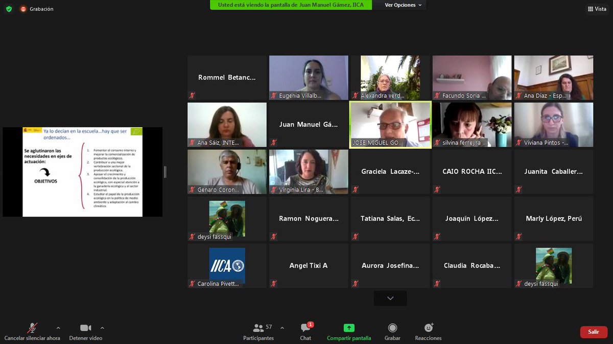 📌Analizaron políticas, innovaciones y desafíos de la agricultura orgánica en encuentro internacional, organizado por <a href="/CIAOrganico/">CIAOrganico</a>.

✅Entre otros puntos, el #SENAVE expuso sobre los Sistemas Participativos de Garantía (SGP) en Paraguay.

👉 bit.ly/3n5NEpM