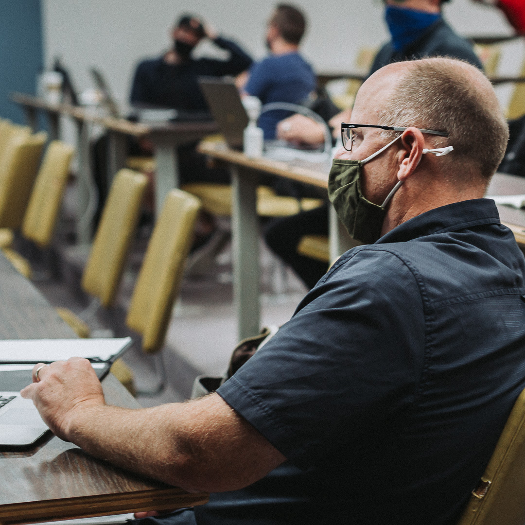 WesternSeminary's tweet photo. Classes look a bit different these days, but we are so glad to be able to study God's Word together, whether in-person or online!
#WesternSeminary #GospelCenteredTransformation https://t.co/vRqsr9ZTDE