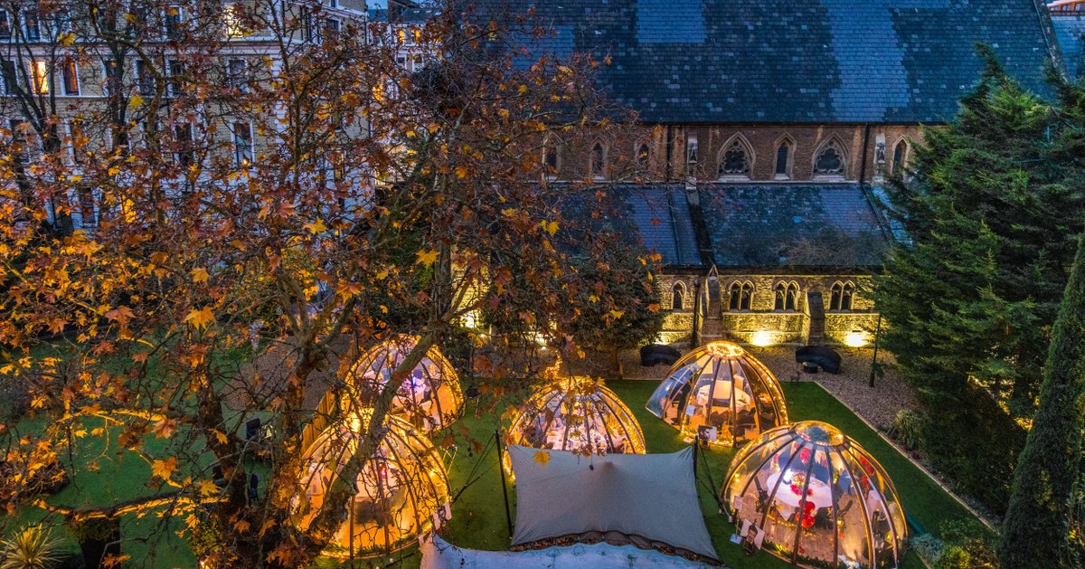 LonSecretGarden's tweet photo. There is just something special about our Domes in the Autumn. 🍂 

Need to see it to believe it? Join us for a spectacular experience.

#Kensington #LondonSecretGarden #LondonGarden https://t.co/yLblFYSIi0