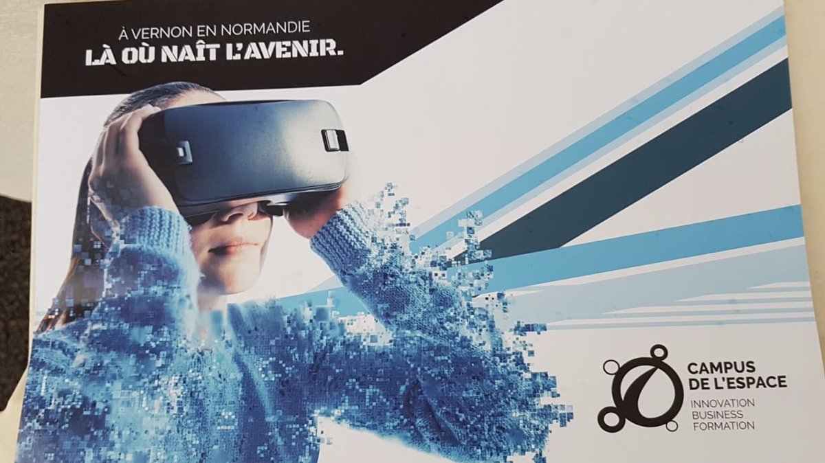 C’est aujourd’hui l’inauguration <a href="/CampusEspace/">Campus de l'Espace</a> à Vernon dans l’Eure. Un lieu dédié à l’#innovation et la #technologie à 1h de Paris ! #espace #normandie #campus