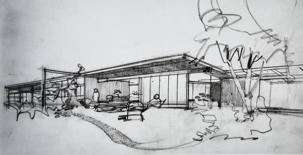 RevistaVolum's tweet photo. #DissabtesUnbuilt
Case Study núm. 13 (Alpha House). Richard Neutra. 1946

La casa formava part de les Case Study Houses promogudes per la revista americana Arts &amp; Architecture amb la idea d'investigar models residencials moderns i de baix cost. https://t.co/3FLZG1Hpgy