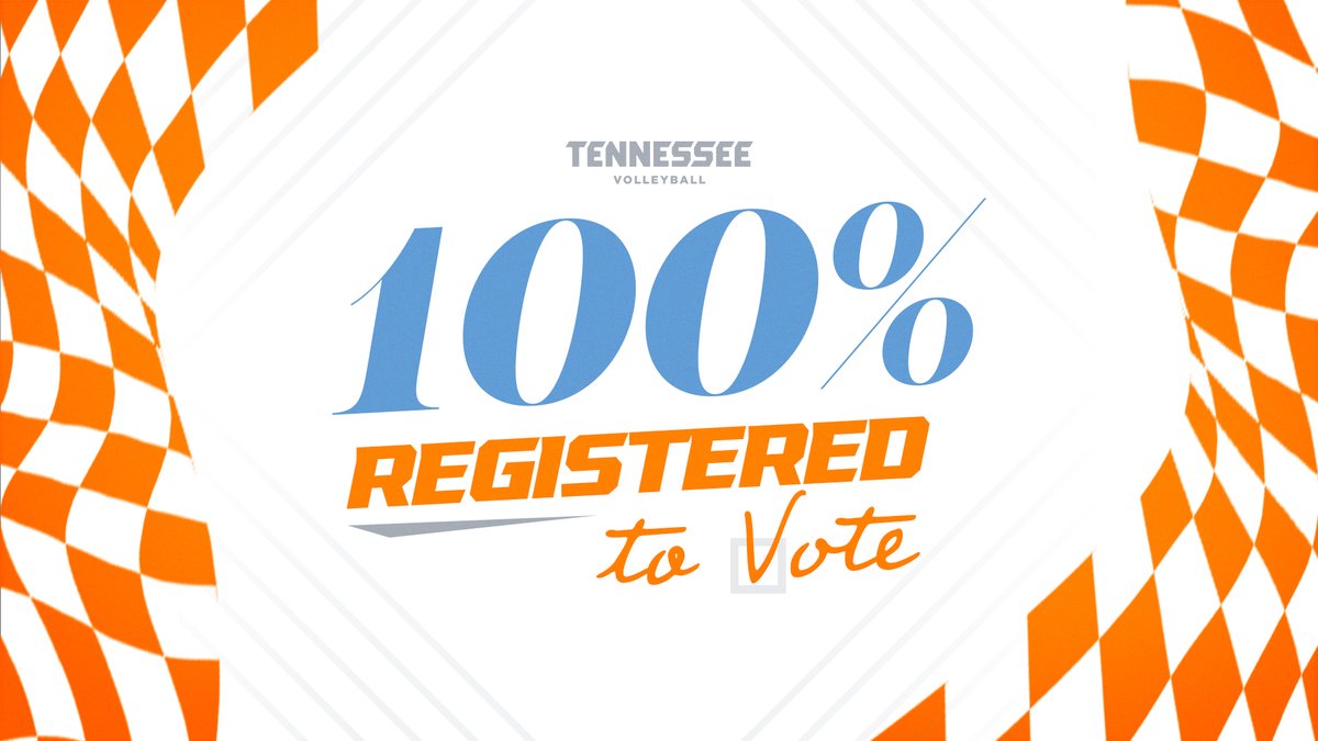 100% registered to #VOTE With the help of @UTVolife, every member of our squad is now positioned to participate in the November election!