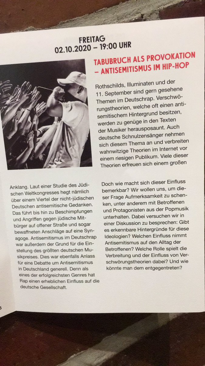 Tabubruch als Provokation. Mit Haftbefehl (@haftoffiziell) und <a href="/kollegah/">Kollegah</a> wurde Antisemitismus im deutschen Rap salonfähig, sagt Politikwissenschaftler  @jakob_baier #NewFallForum