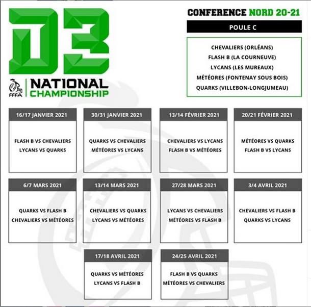 Le calendrier est tombé.
Les Lycans 🐺 en tournée 🚌 en 2021.
cc <a href="/FFFA_officiel/">FF Football Américain</a> <a href="/TDActu/">TDActu.com - Actu NFL</a> <a href="/NFL/">NFL</a> 🏈

#LesMureaux #football