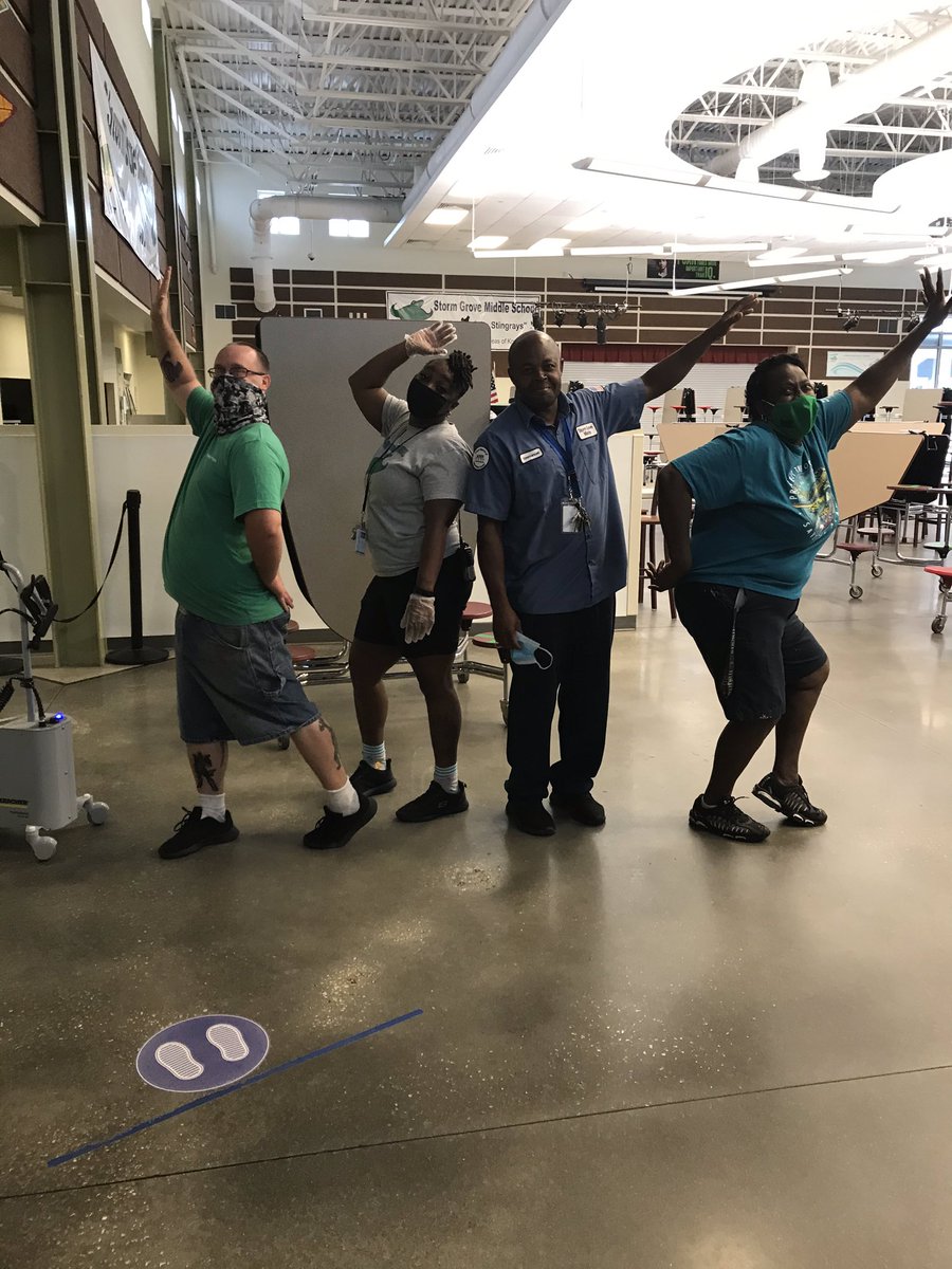 StormGroveFever's tweet photo. Celebrating our amazing custodians with an ice cream break on National Custodians Day! We appreciate you! @IRCSchools @SDIRC_SUP @SDIRC_myhre @Bass_SDIRC https://t.co/4vpHqMStXX