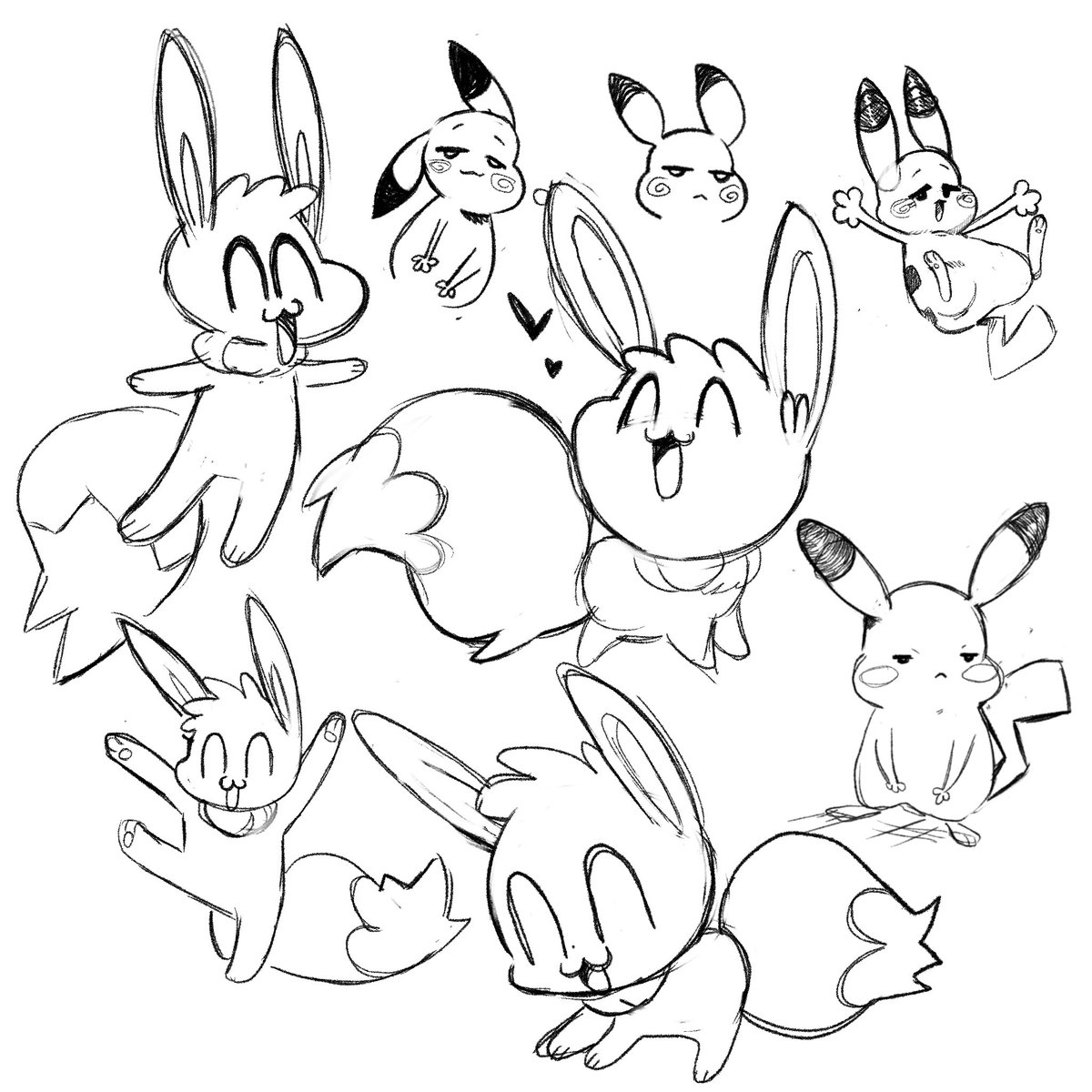 The eevee and pikachu designs tho ? 