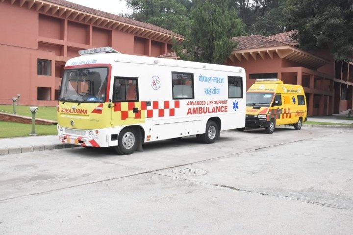 Total of 41 Ambulances and 6 School buses been gifted to Nepal on the occasion of 151st Birth Anniversary of Mahatma Gandhi.

#Gandhi150