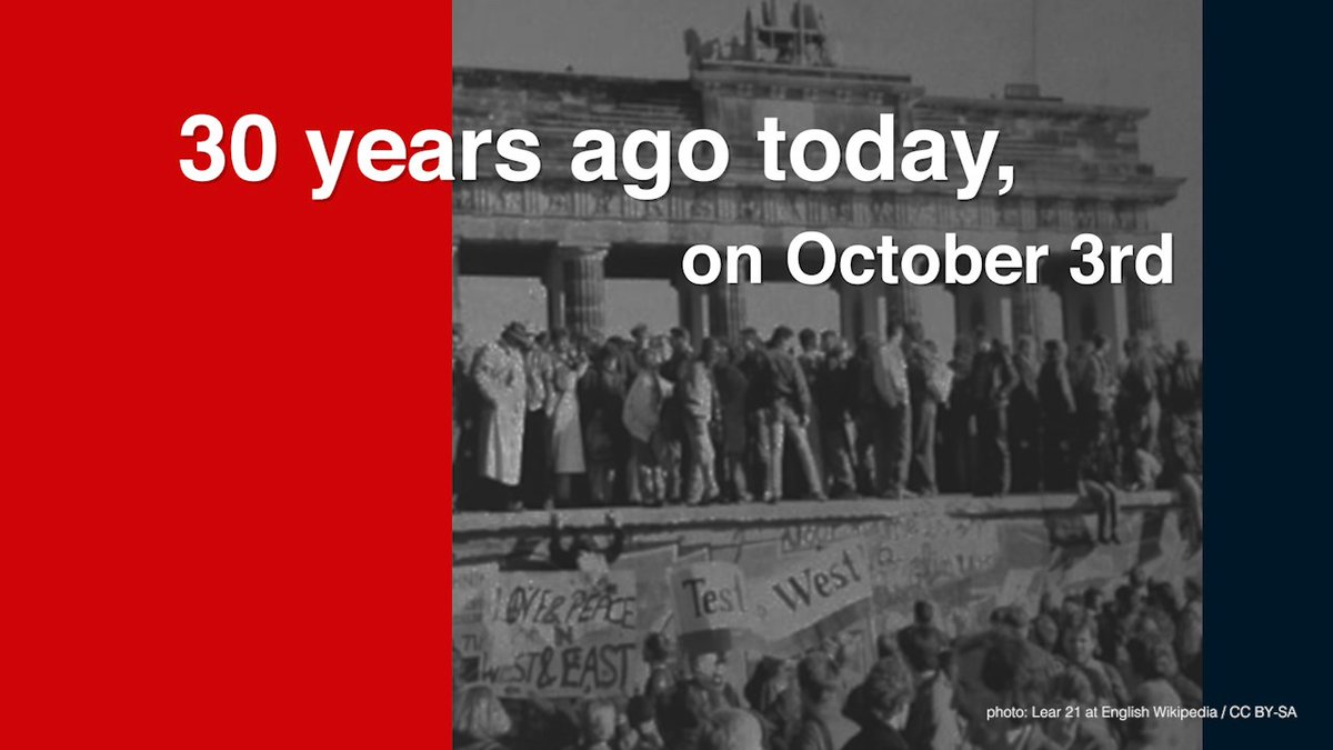 CanEmbGermany's tweet image. On #October3 1990, Germany was reunified. Two years later, 🇩🇪 Chancellor #HelmutKohl singled out 3 world leaders for their instrumental role in making this happen - one is 🇨🇦. Want to know why? Watch this... 
#GermanUnity youtu.be/9W9gInkE7t4