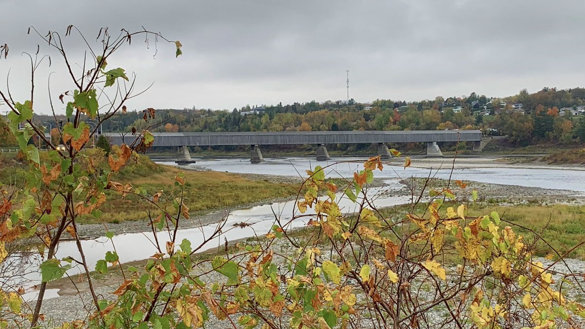 A few of the sights today: Four Falls, a 500 year old tree believed to be the oldest in the Maritimes, Noah’s Ark Cafe, the longest covered bridge in the world #ShareYourWeather #staycation2020 @weathernetwork @PicPoet @MurphTWN @KalinMitchelCTV @peac4love @NateTWN