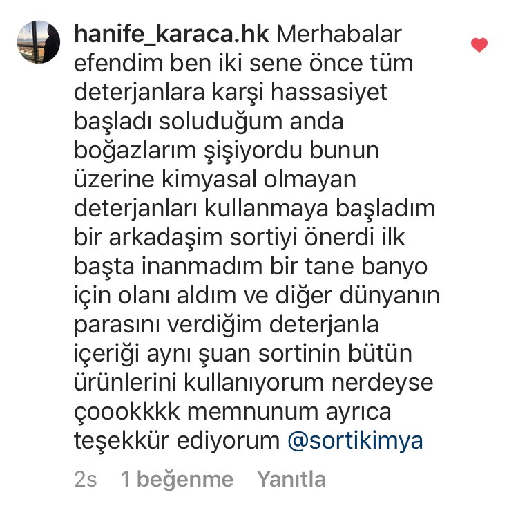Ürettiğimiz ürünleri sadece temizlik yapmadığının farkındayız. Bundan dolayı “Sorti-Tüm Zamanların En İyisi”