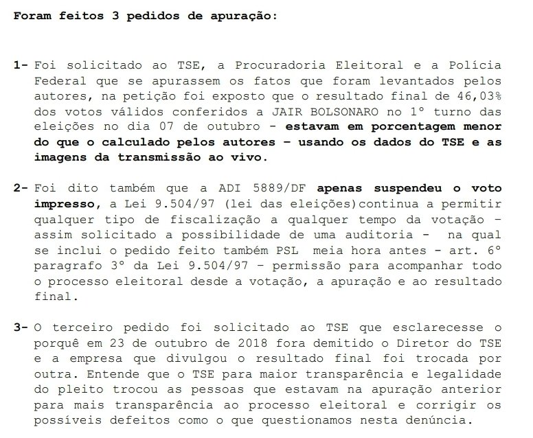 DENÚNCIA DE FRAUDE NAS ELEIÇÕES DE 2018: um advogado e um engenheiro protocolaram na PF e no TSE, uma denúncia de fraude na apuração das urnas em 2018. A conclusão foi feita com base em análises matemáticas tiradas de dados oficiais do TSE. São dados robustos e incontestáveis!