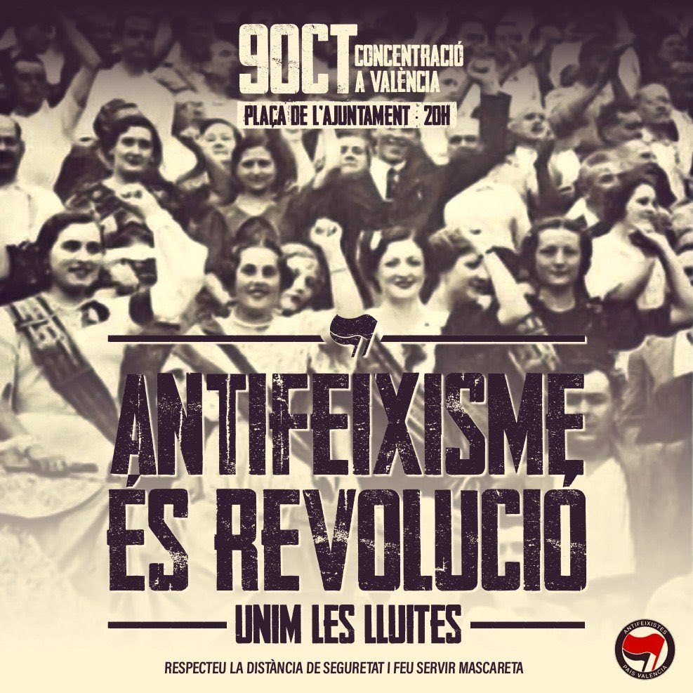 Endavant_BCamp's tweet photo. A #Guillem Agulló el mataren per ser valencià, independentista, d'esquerres, antifeixista. Per tot això alhora. 

I és per tot això alhora pel que continuem lluitant. #ElBatecDeMilersDeGuillems #LaMortDeGuillem https://t.co/DN956xSCWc