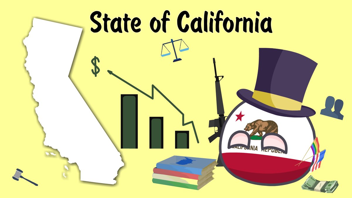 NationsBall's tweet photo. #California #Golden_State #Countryballs #Countryhumans #Pollandball https://t.co/TqC7QKixnG