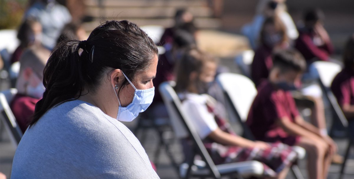 We celebrated our first school Mass this morning.  God continues to watch over us during a challenging time.  We are grateful for a strong community, persevering faith, and the prayers and support you continue to offer us.  WE ARE... ST. JUDE! <a href="/ADWCathSchools/">ADW Catholic Schools - Escuelas Católicas</a> #ADWcommUNITY