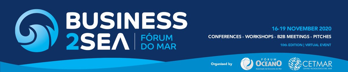 🌊 O <a href="/business2sea/">business2sea</a> regressa de 16 a 19 de novembro, num formato integralmente virtual!👩‍💻👨‍💻
As inscrições para a 10ª edição do evento abrem em breve. Stay tuned!🤩

business2sea.org/b2sea-2019-pt/