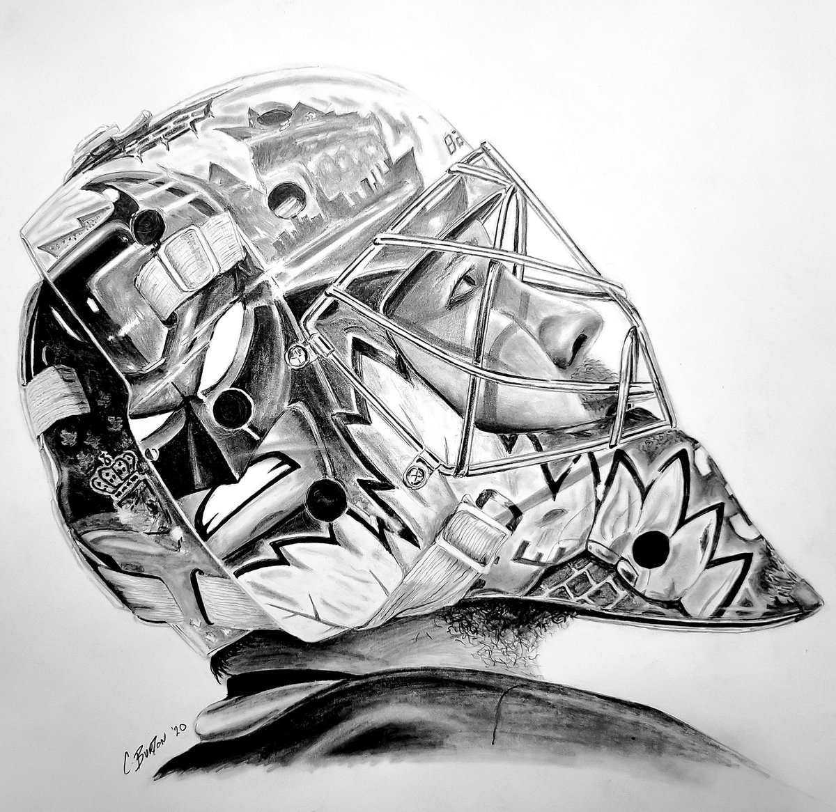 nylanderthal88's tweet photo. @MapleLeafs @niamhtownsley @its_mags_9 @aaron_airas @f_andersen30 As requested, finally finished the @f_andersen30 drawing! Better late than never! #fulltimejobproblems https://t.co/wvaIHF9xio