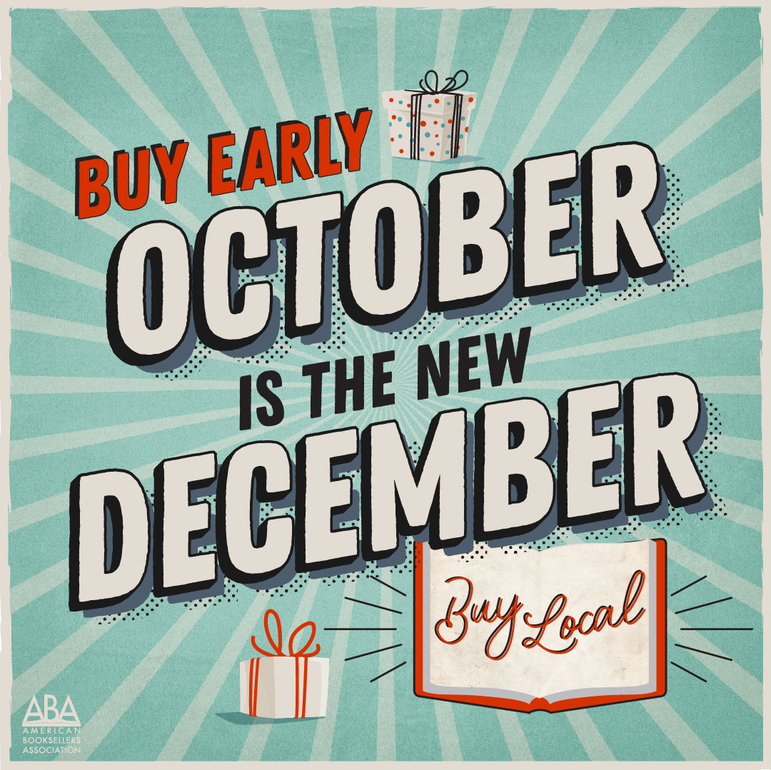 October newsletter is live! Most importantly: October is the new December. Plan and order presents now (today!) Books are going out of stock all the time, and we want to make sure you get the book you desire (for yourself or others, we don't judge). 1/12 https://mailchi.mp/e2da61d46193/febatww-3313350