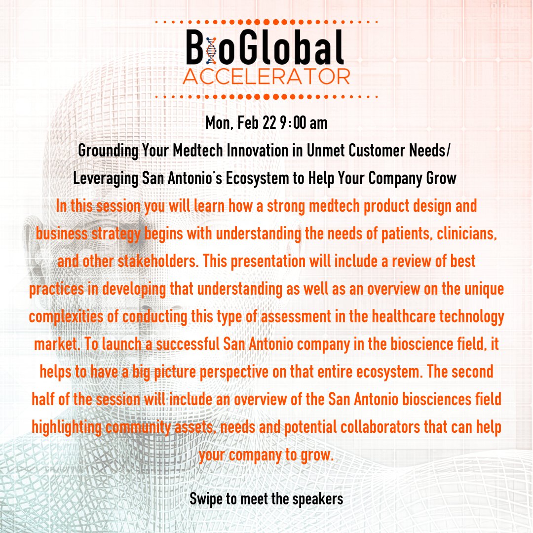 Velocity_TX's tweet photo. We are please to announce the speakers and session description for the first module of the #BioGlobalAccelerator! #innovation #entrepreneurship #bioscience #bioglobal 3M https://t.co/IqcOiwiFgG