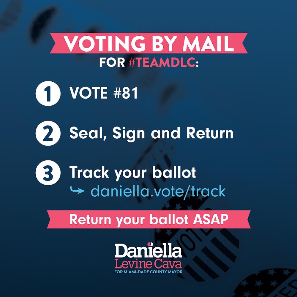 Today is the day! Vote by mail ballots are hitting mailboxes. VOTE #81 and then seal, sign, and return your ballot. Together, we will make history and bring needed change to our county hall. Let’s win the future!