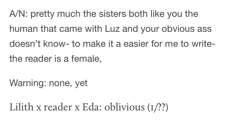 Eda Clawthorne x Fem!Reader x Lilith Clawthorne