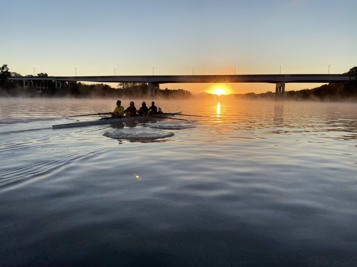 BretscherDebbie's tweet photo. Beautiful morning watching Gryphon Crew practice.  Thanks for the invite!  Proud to be a Gryphon💚💛! https://t.co/TJKNf389f1
