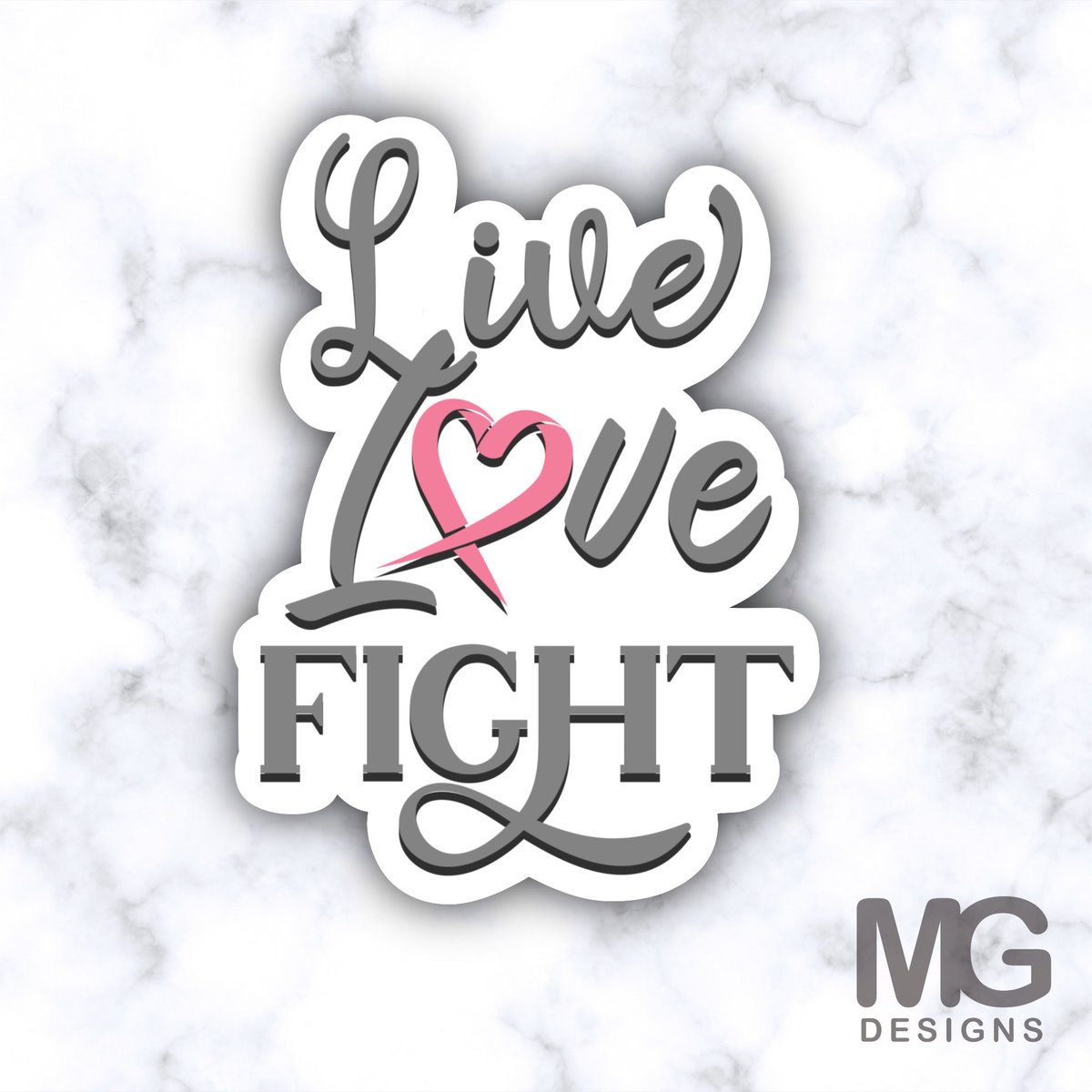shopmgdesigns's tweet photo. Live Love Flight sticker for Breast Cancer Awareness! 
Show your support!
https://t.co/nvV24f4Cqe https://t.co/a5MUeWcjrz