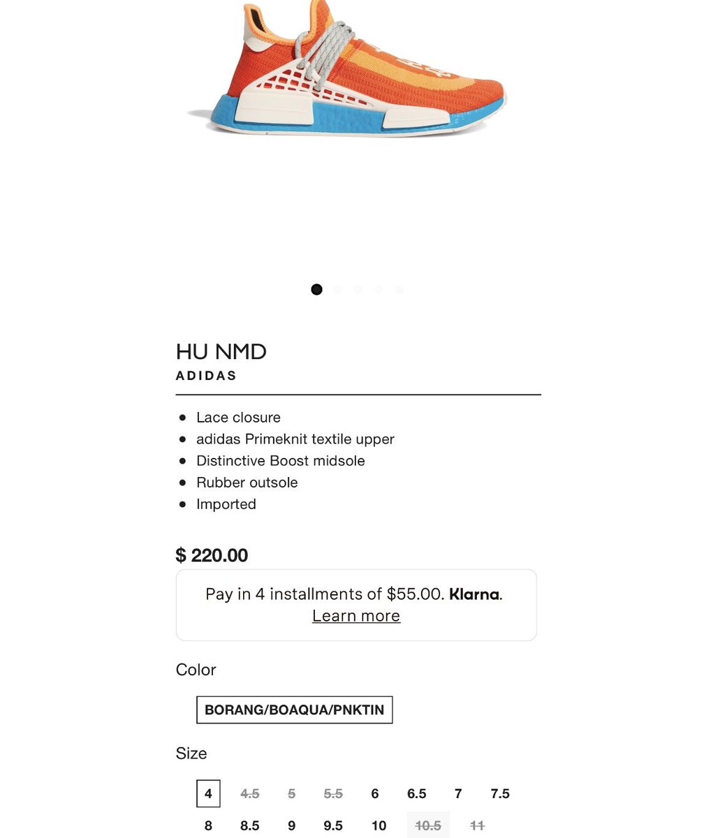 hu nmd bold orange