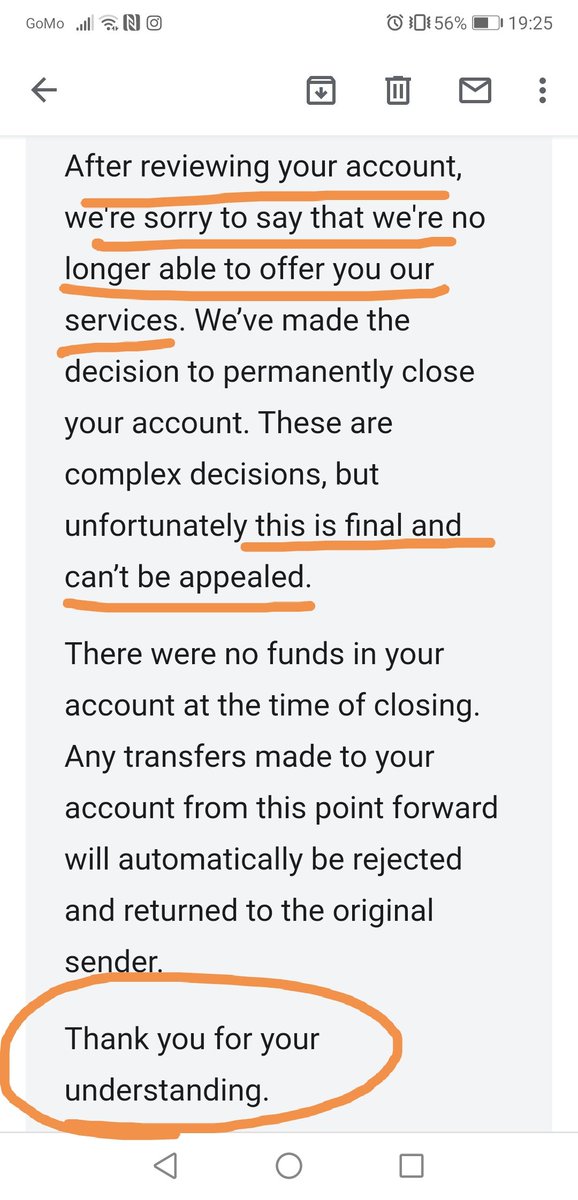dazzlerd7's tweet photo. Disgusted @RevolutApp deactivating my a/c permanently.
An early adopter in Jan'16, spread the word &amp; now this treatment. Locked out of my a/c for the last year. 
Never have they tried to speak with me to find out &amp; understand there is nothing dodgy with my a/c.
#KYC #revolutscam https://t.co/76byMa2Axd