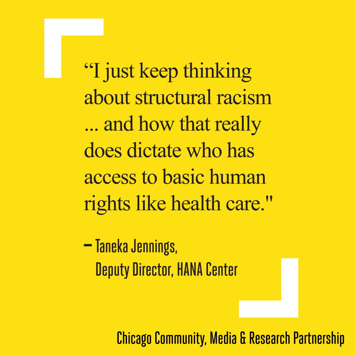 PublicNarrative's tweet photo. Thanks to our project partners @TanekaHyeWol and @maudlynei for your contributions to the Celebration of Change last week! Read more about our Chicago Community, Media & Research Partnership: https://t.co/0aeeSZqBVt
#publichealth #COVID19 #healthequity #healthresearch #CCMRP https://t.co/VDrL4FpG7W