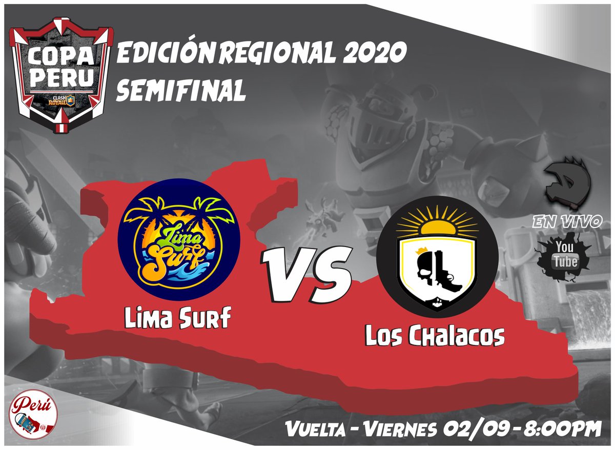 Cerramos las semifinales con tremendo duelo. Estas selecciones en el enfrentamiento de ida dieron un espectáculo propio de una final adelantada y hoy se volverán a encontrar
En vivo por el canal de
📺<a href="/andresandrade95/">Drakarys</a> 
🕗 8pm
LIMA SURF
<a href="/LimaSurf2/">🅛🅘🅜🅐 🅢🅤🅡🅕</a> 
🆚 
LOS CHALACOS
<a href="/Region4_Peru/">Región 4 🔥🇵🇪</a>
