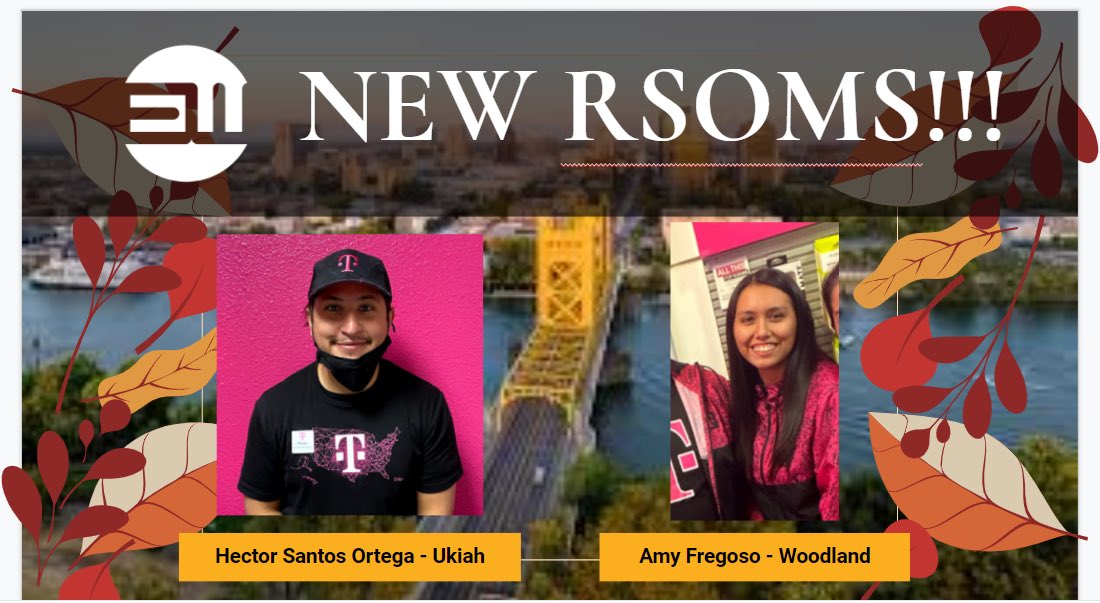 IT’S OFFICIAL!!! Welcome Amy and Hector to the EW Sacramento RSOM team! Time to fire it up!!!