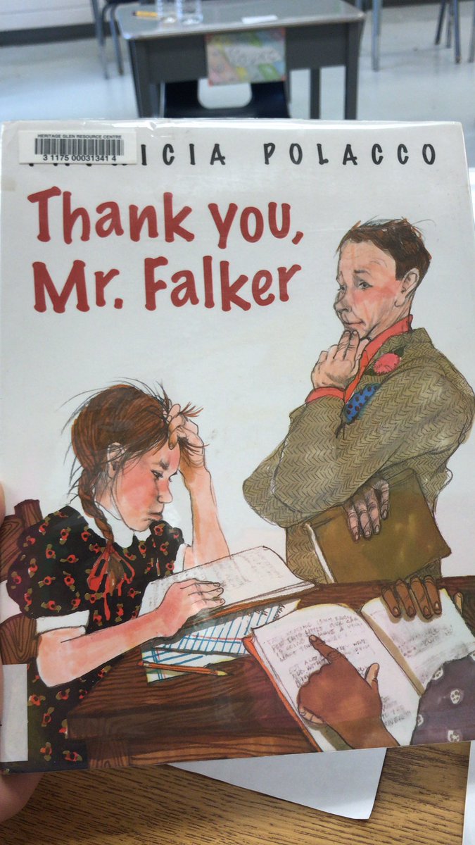 One of my favourite read aloud for our character lesson. We all have the power to put anything we put our minds to and this really shows the influence a great teacher can have. Have a wonderful weekend!