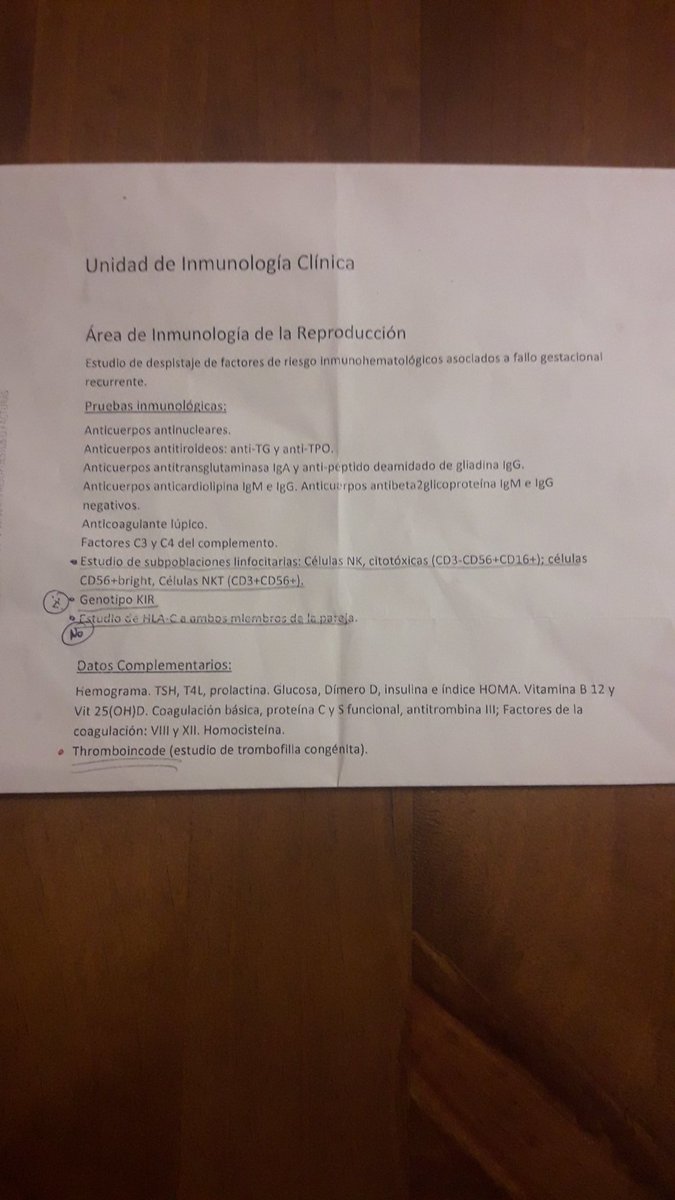 Hola chicas #infertilpandy,os pido un poco de ayuda para saber dónde m recomendáis hacerme las pruebas q me quedan(por Toledo o Madrid)sin q sea hipercaro..Tengo cita con SSR para el 6/11 y las q tengo subrayadas no me entran con mi seguro.En mi ciudad hay Megalab pero sajan,no?