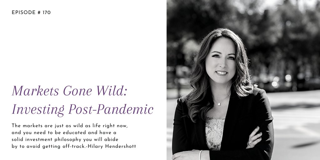 The markets are just as wild as life right now, and you need to be educated and have a solid investment philosophy you will abide by to avoid getting off-track.-Hilary Hendershott Tune in to the latest episode of Profit Boss® Radio! ed.gr/cvhwh #profitbossradio