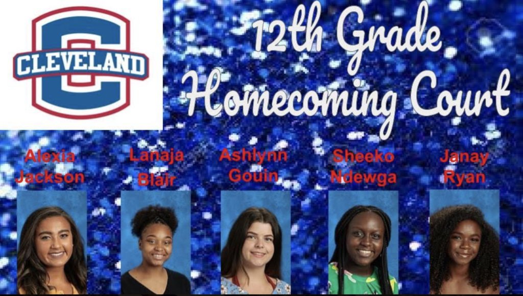 clevelandhightn's tweet photo. Here is our 2020 Homecoming Court! https://t.co/cXRqzYih49