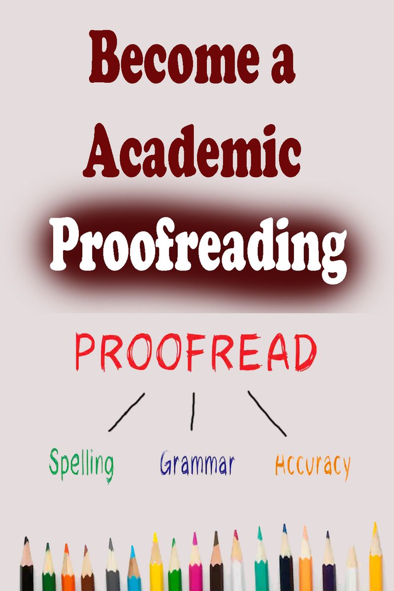 MadhumathiS4's tweet image. How To Become an Academic Proofreading - bit.ly/2Gk2ska

spelling, grammar, and punctuation and just to work on it! #academicproofreading #proofreading #professionalproofreader #learnandearn #onlinecourse #workfromhome #makemoneyonline #disclosurecommissionearned