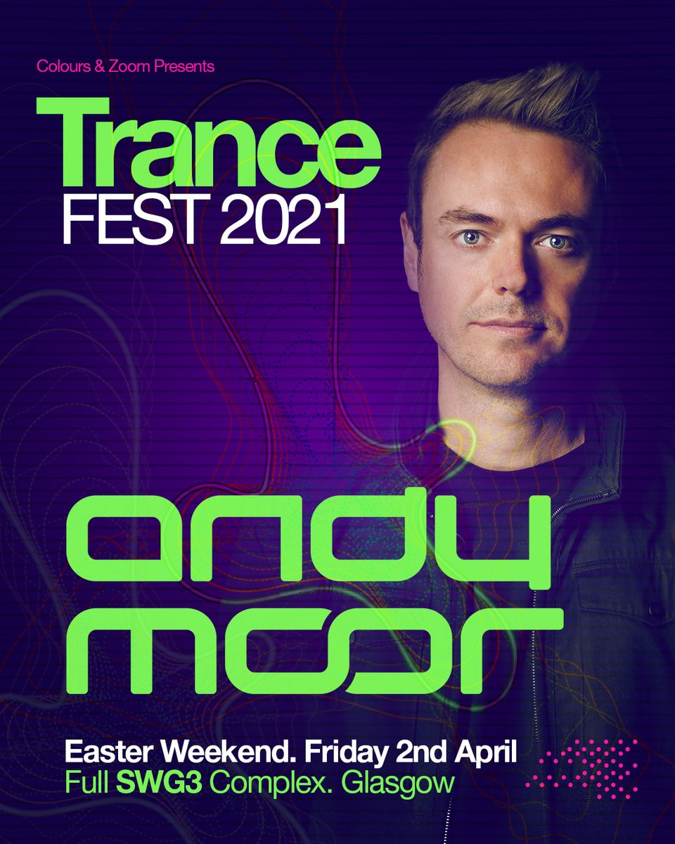 Last announcement for Trancefest 2021 today... Andy Moor Tickets on sale now from Skiddle, Tickets Scotland & Ticketweb #trancefest2021