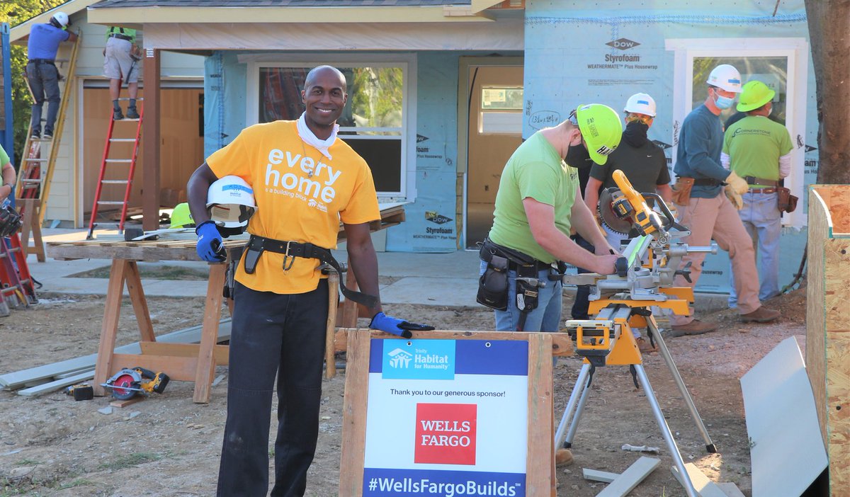 TrinityHabitat (@trinityhabitat) on Twitter photo Ross is working alongside his dad and many volunteers today building his Habitat home! Thank you <a href="/WellsFargo/">Wells Fargo</a> for helping individuals and families, like Ross, build quality, affordable homes in Fort Worth and across the country. #WellsFargoBuilds #BuildStrongFW Ross is working alongside his dad and many volunteers today building his Habitat home! Thank you <a href="/WellsFargo/">Wells Fargo</a> for helping individuals and families, like Ross, build quality, affordable homes in Fort Worth and across the country. #WellsFargoBuilds #BuildStrongFW