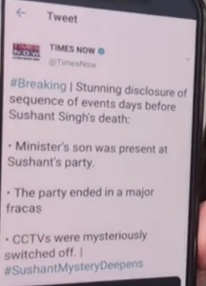 ssrfan13's tweet photo. Y 🐧 PRESSURISE TO DELETE TWEET TO @TimesNow we r with u @navikakumar so its clear 🐧 was ✔💯 @smitaparikh2 @iRaviTiwari @Here_forhim @justice_sushi @naturalphoton @tbbforssr @AnaSSR8693 @sushantf3 @nilotpalm3 @MLANirajBablu @MeenaDasNarayan @WELOVESUSHANT @GirlForJustice https://t.co/zBsseDis0E