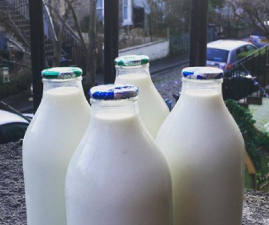DairiesMcqueens's tweet photo. By choosing to have your milk delivered in glass bottles, you are helping to protect our planet for generations to come โ๐ปโป๏ธ
#reusable #Glassbottles #Sustainability #reuse #Rinseandreturn #glassbottle #milkbottles #mcqueensdairies https://t.co/UQlwJ6xxx4